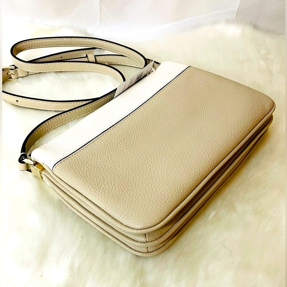 NWT Kate Spade Leila Triple Gusset Crossbody bag - Picture 7 of 12